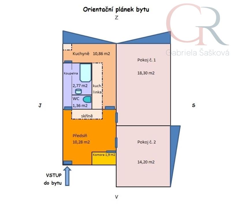 Prodej bytu 2+1, 69 m2, ulice Heyrovského, Plzeň - Bory