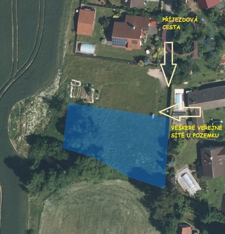 Prodej stavebního pozemku 1202 m2, Nepomuk - Dvorec